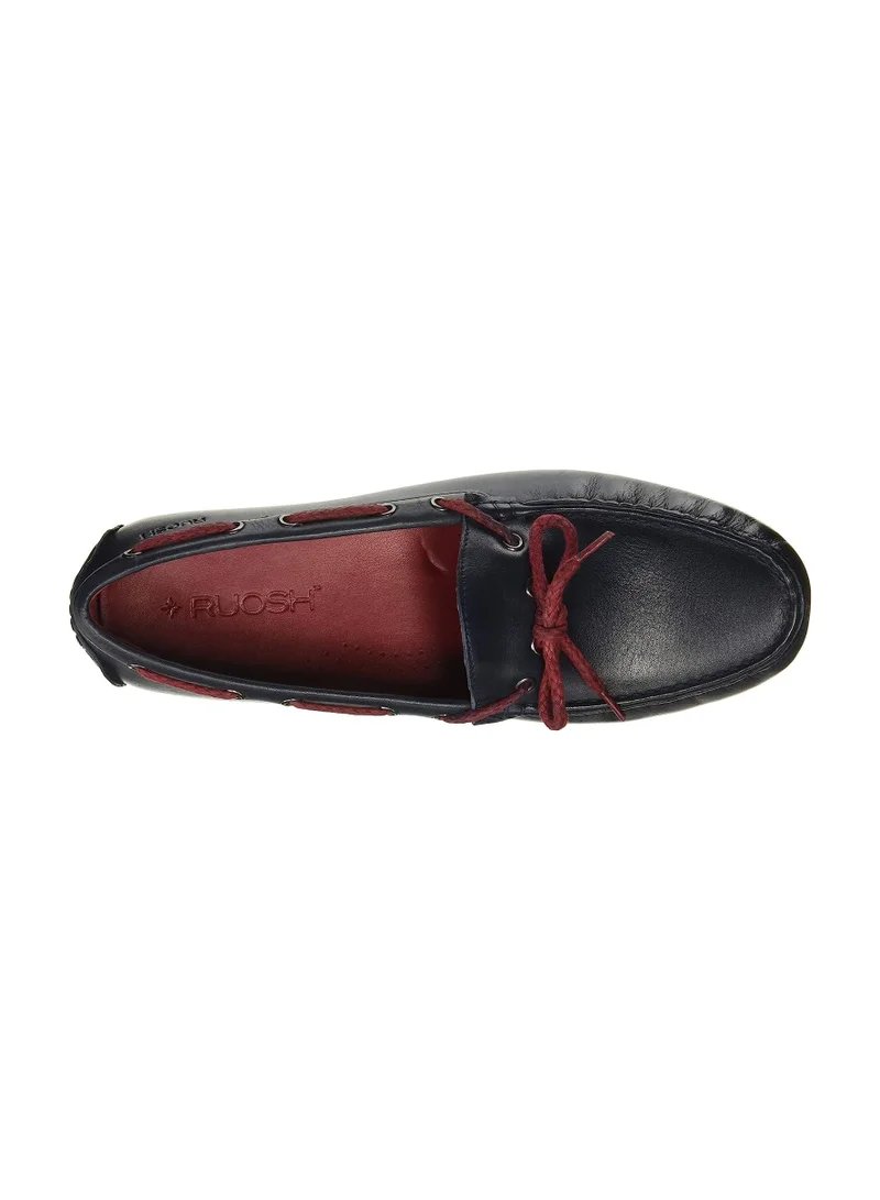 RUOSH Mens Clark Classic Loafer Moccasins Slip on Driving Comfort Leather Work Office Formal Occasion Party Casual Wear Italian Design Anti Skid Padded Insole Fashion Premium Shoes