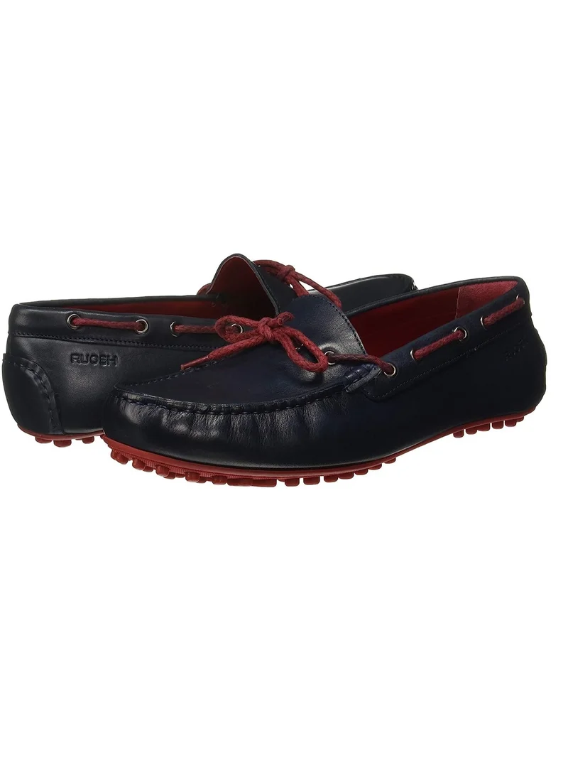 RUOSH Mens Clark Classic Loafer Moccasins Slip on Driving Comfort Leather Work Office Formal Occasion Party Casual Wear Italian Design Anti Skid Padded Insole Fashion Premium Shoes