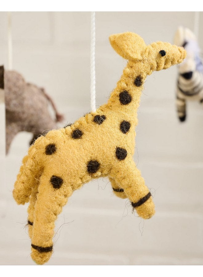 Mud Pie Nursery Baby Crib Mobile, Safari, Multicolor , 24 1/2" x 10 1/2" dia - Image 5