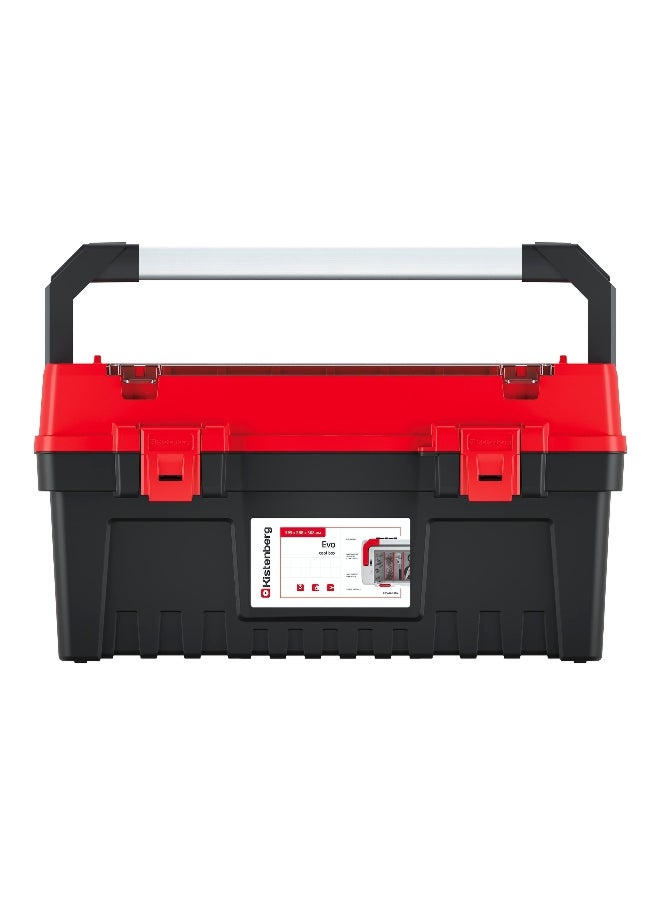 Kistenberg - EVO 60 Durable Tool Box with Removable Separators Black and Red 30.8 x 28.8 x 59.4 cm - Image 1