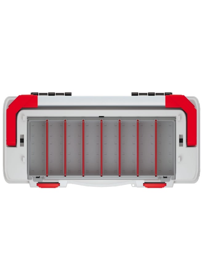 Kistenberg - EVO 60 Durable Tool Box with Removable Separators Black and Red 30.8 x 28.8 x 59.4 cm - Image 1
