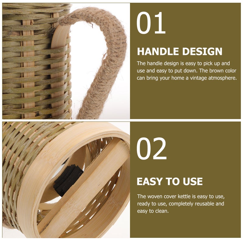 🍳 زجاجة حرارية يدوية قابلة لإعادة الاستخدام وسهلة التنظيف مثالية للشراب اليومي - Image 3