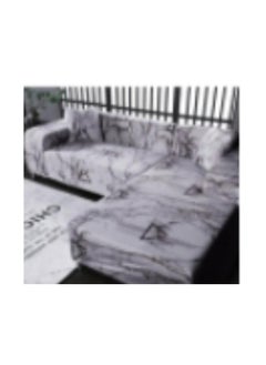 KUYING Nordic Style Marbling Pattern Sofa Slipcover 