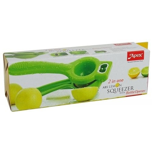 Apex Plastic Lemon Squeezer with Bottle Opener Green - Image 4