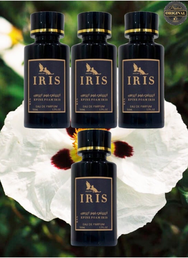 IRIS 4 Pieces Epine Foam Iris Perfume 50ML  - Image 1