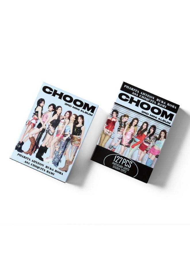 Harse 127Pcs BABYMONSTER New Album CHOOM Lomo Cards and Stickers - Image 5