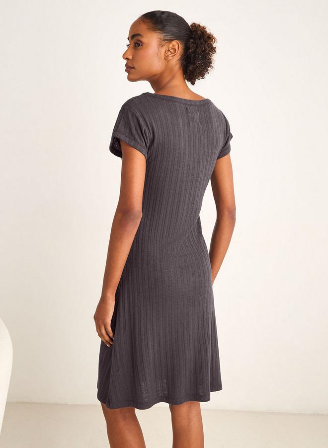 Splash FAV Nighty Viscose Blend with Tie-Up Neck - Image 3