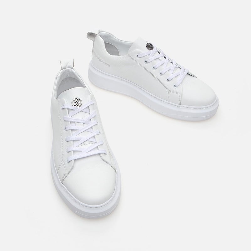 Hotiç 02AYH281320A900 GENUINE Leather White Men's Casual Shoes  - Image 5