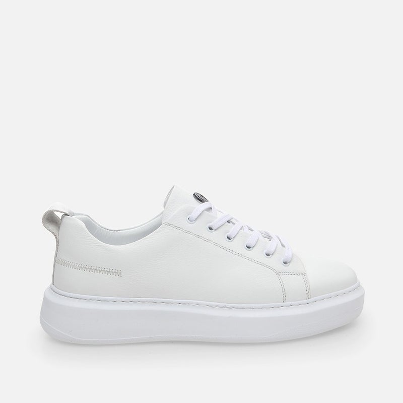 Hotiç 02AYH281320A900 GENUINE Leather White Men's Casual Shoes  - Image 1