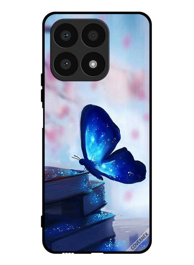 Covernex Protective Case Cover For Honor X8a Butterfly Sitting On Books  - Image 1