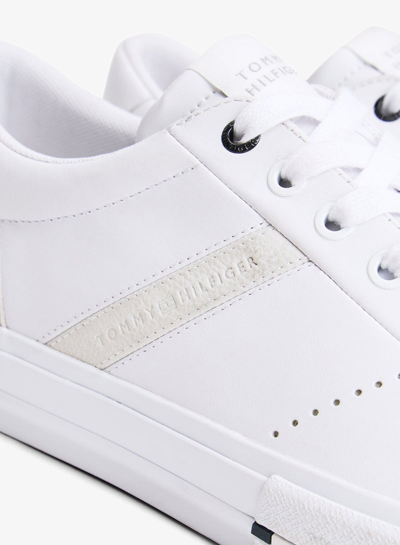TOMMY HILFIGER Leather Sneakers - Image 4