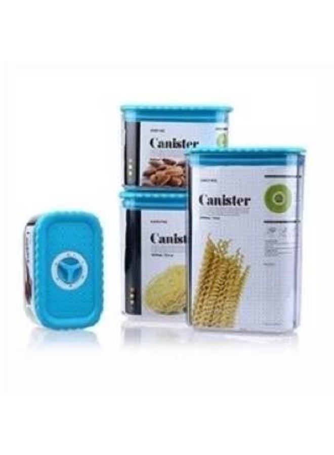 طقم علب حفظ طعام أكريليك (4 قطع) مع مؤشر تاريخ للتحكم في الصلاحية - Image 2