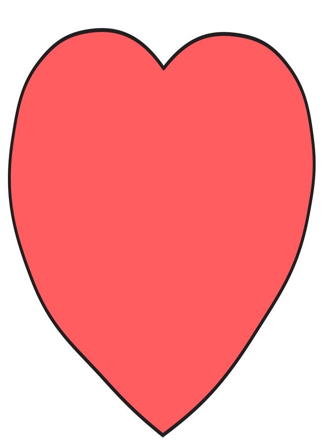 SHAPES ETC. 50 Sheets Red Heart Sticky Notepad 3in, Cute Self Stick Notes, Valentine's Day, Lunch Box Notes, Bulletin Board Décor, Gifts, Tags, Decorations, Memos, Reminders, Made in USA - Image 1