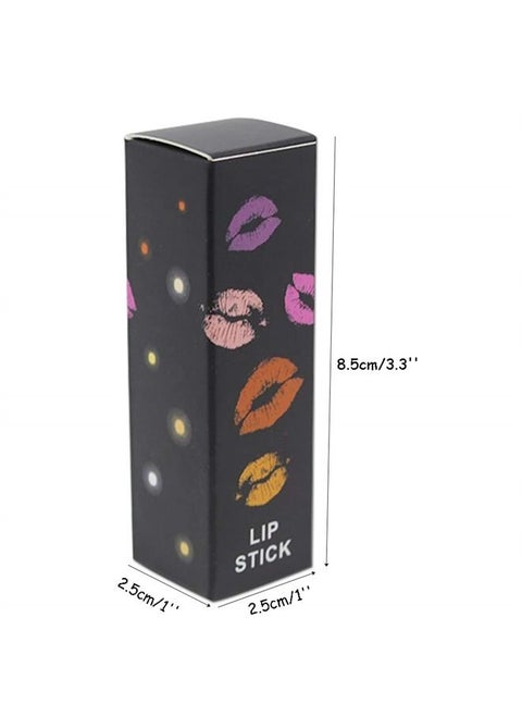 Lipstick Box Lip Gloss Wrapping Paper Case Box, 50 Pieces Rectangle Stylish Lip Paper DIY Lipstick Boxes Gift Grocery Box Merchandise Packaging Containers