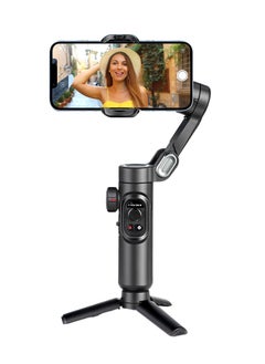 AOCHUAN XE Phone Gimbal Stabilizer 3-Axis Smartphone Foldable Gimbal for iPhone Gimble with Focus Wheel TikTok YouTube Vlog Stabilizer for iPhone 15 14 13 12 Pro Max u0026 Android - Smart XE  - Image 2