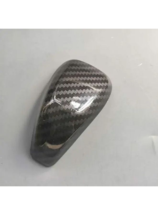 Black Carbon Fiber Sport Shift Knob Cover Trim for Subaru Forester XV Crosstrek Outback Impreza - Image 3