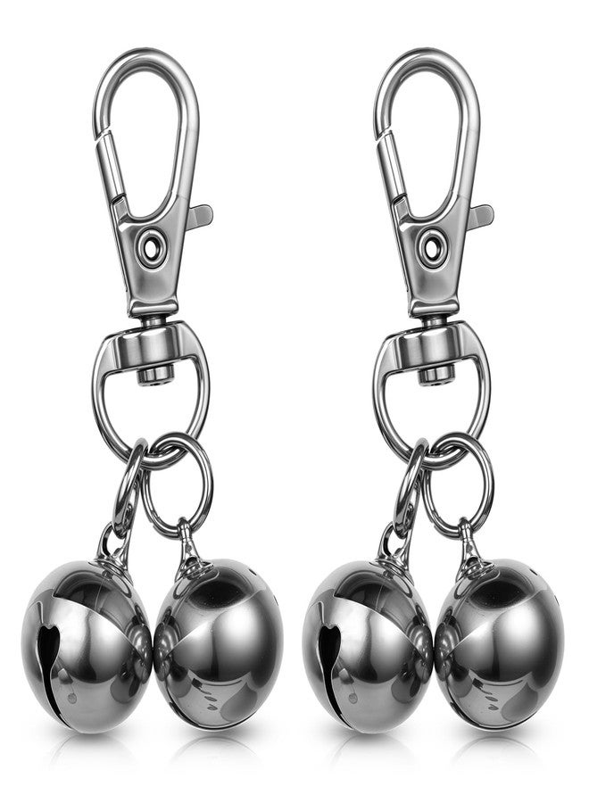 salbsever 2 Pcs Bells for Dog Collars Mini Dog Collar Bell Pet Pendant Accessories Training Collars Charm Dogs Training Bell Collar for Dogs and Cats - Image 1