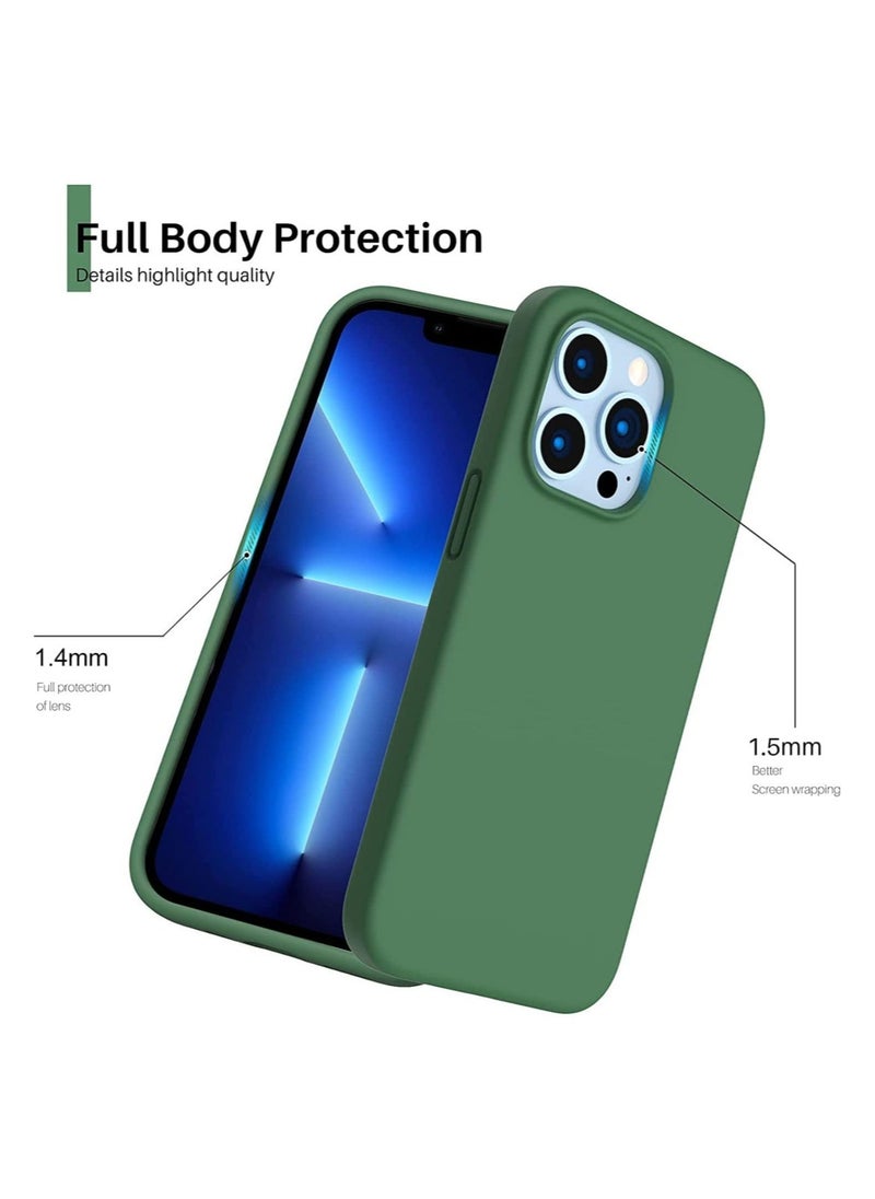 Raxoom Silicone Protective Case Compatible with iPhone 14 Pro Soft Liquid Gel Rubber Cover Shockproof Bumper Anti-Scratch Anti-Fingerprint Anti-Drop Slim Cover for iPhone (for iPhone 14 Pro) - Image 3