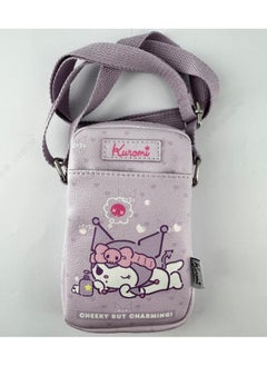 Miniso MINISO Sanrio Characters Phone Crossbody Bag (Light Purple, Kuromi) – Stylish and Functional Accessory 