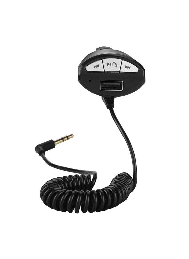 Thoraya Bluetooth3.0 A2DP Car Music Hands-free 3.5mm AUX Receiver Stereo Audio Adapter USB 5V/2.1A  - Image 3
