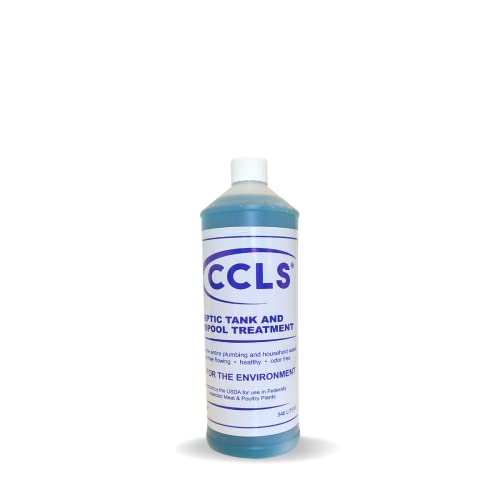 CCLS Septic Tank and Cesspool Treatment Additive/Organic Enzyme Producing Bacteria/Non-Toxic/Non-Hazardous/Non-Corrosive (1-Quart) - Image 1