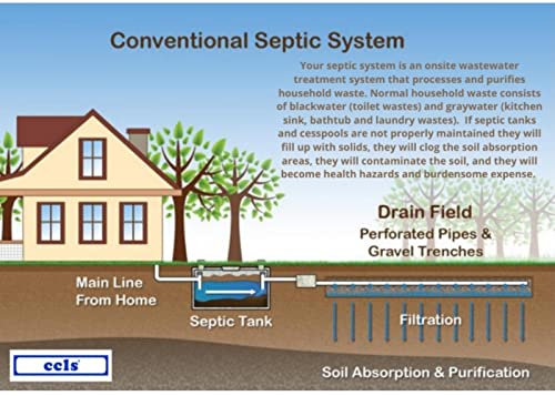 CCLS Septic Tank and Cesspool Treatment Additive/Organic Enzyme Producing Bacteria/Non-Toxic/Non-Hazardous/Non-Corrosive (1-Quart) - Image 5