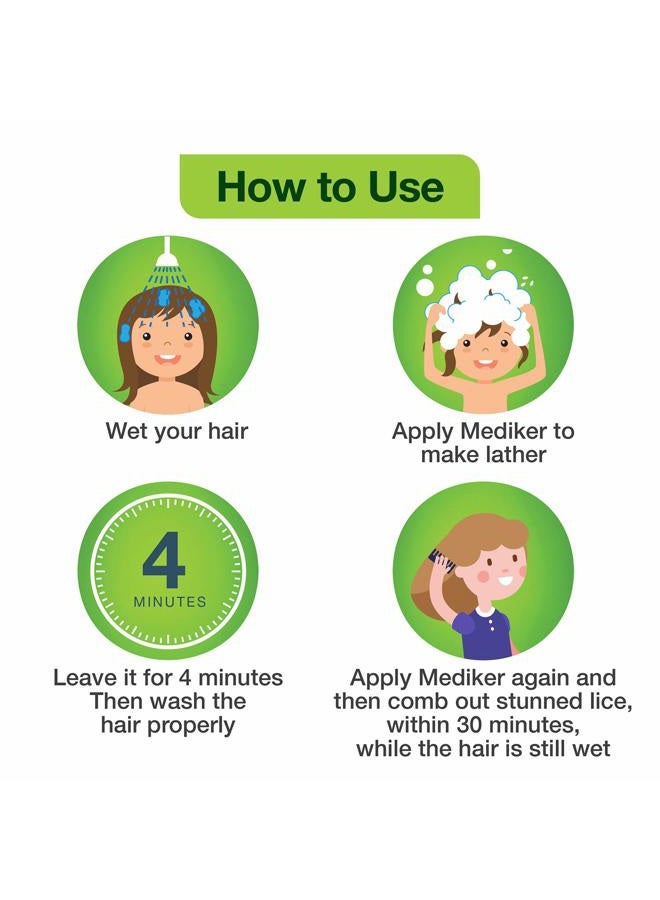 Mediker Anti-Lice Treatment Shampoo,50ml - Image 5
