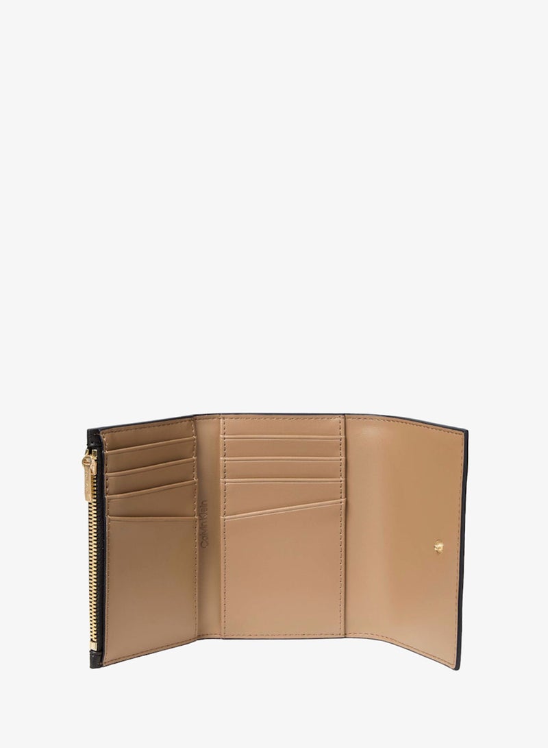 CALVIN KLEIN Logo Zip Around Trifold Wallet - Image 3