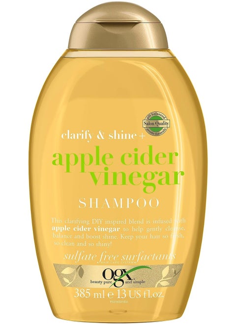 Clarify & Shine+ Apple Cider Vinegar Shampoo , 385 ML