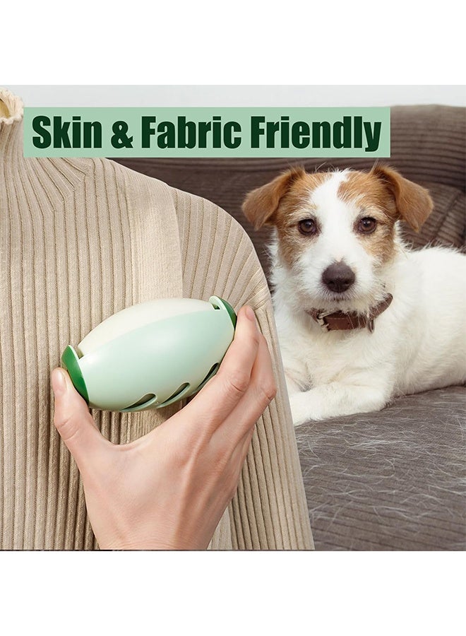 Washable Reusable Gel Sticky Roller Balls 1 Piece Set, Mini Travel Size Clothes Sticky Roller Balls, Sticky Pet Removal Tool (Green)  - Image 3