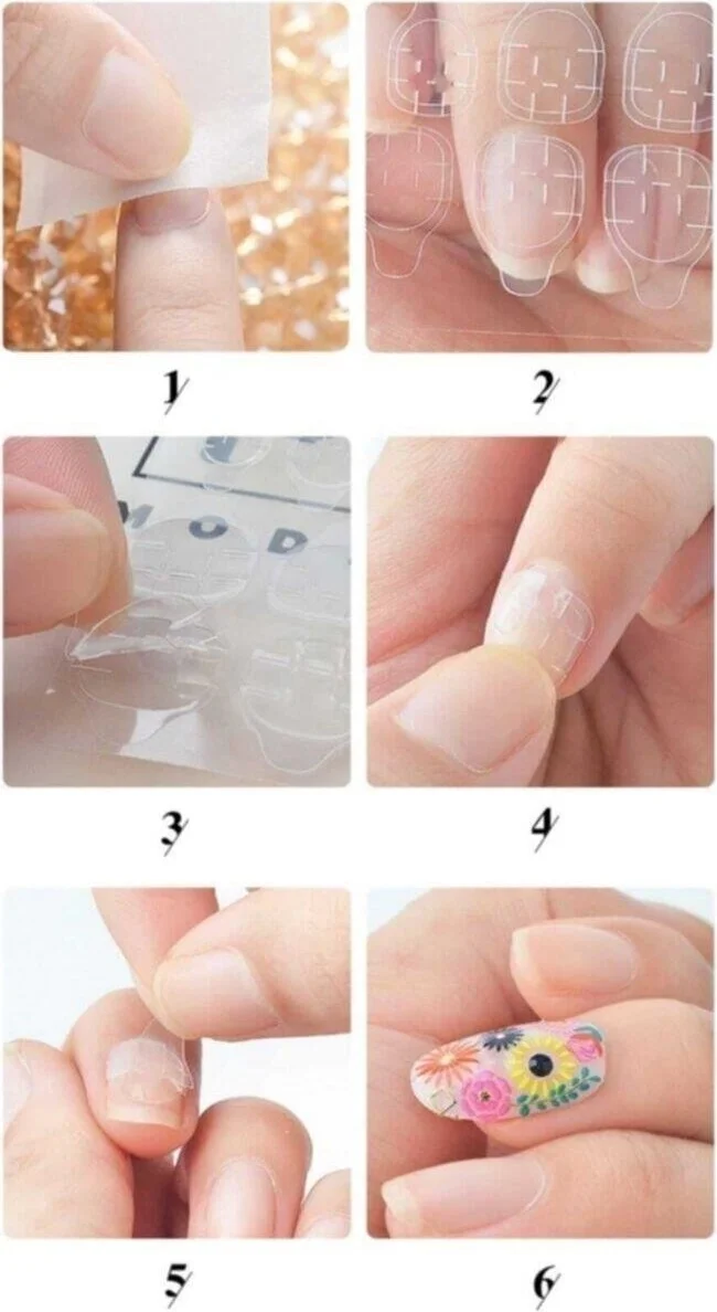 Secret Lift False Nails Adhesive Tape 24 Pieces
