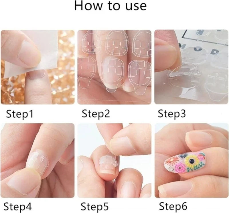 Secret Lift False Nails Adhesive Tape 24 Pieces
