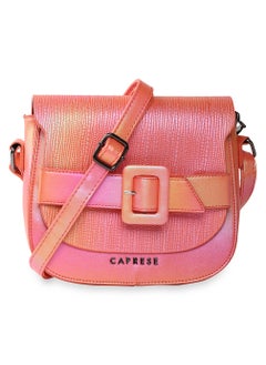 CAPRESE Caprese Theia Iridescent Pink Faux Leather Small Sling Bag  - Image 1