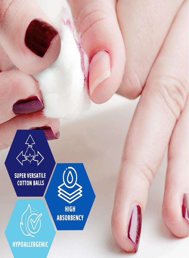 دادا DADA Beauty Cotton Balls, 100% Pure Cotton, Soft and Absorbent, 100 Count, Pack of 2 - Image 5