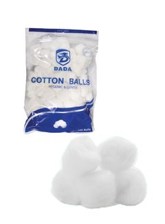 Dada DADA Beauty Cotton Balls, 100% Pure Cotton, Soft and Absorbent, 100 Count, Pack of 2  - Image 1