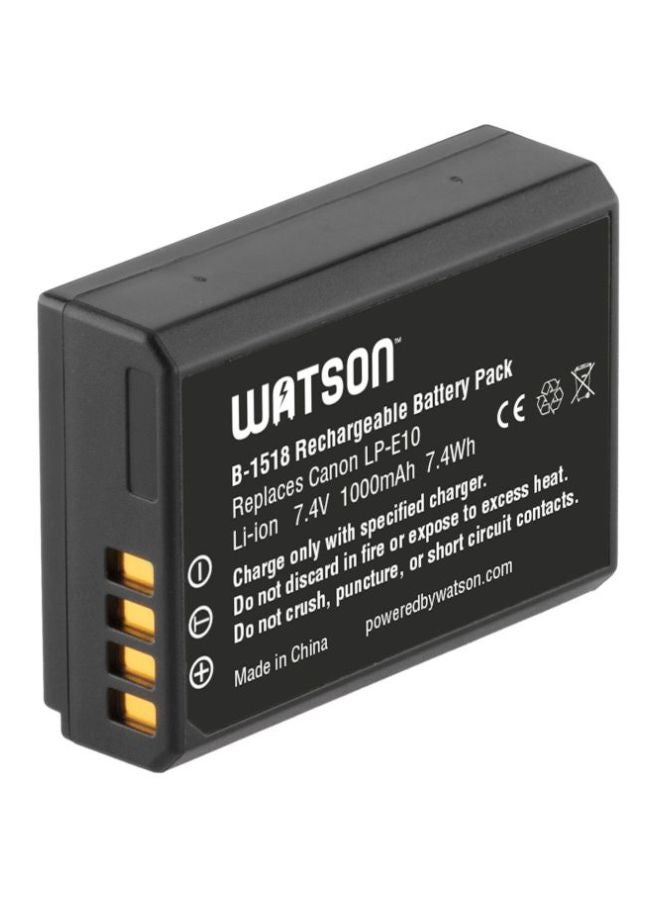 Canon 1000 mAh LP-E10 Lithium-Ion Battery Pack Black/White - Image 4