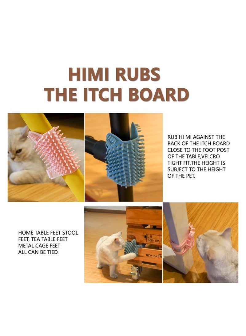 Loquat Cat Self Grooming Brush Multi Functional Catnip Flavor Corner Massage Tool for Kitten Puppy Relaxing - Image 4