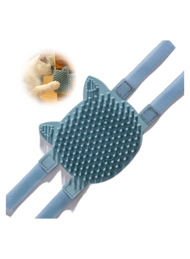 Loquat Cat Self Grooming Brush Multi Functional Catnip Flavor Corner Massage Tool for Kitten Puppy Relaxing - Image 1