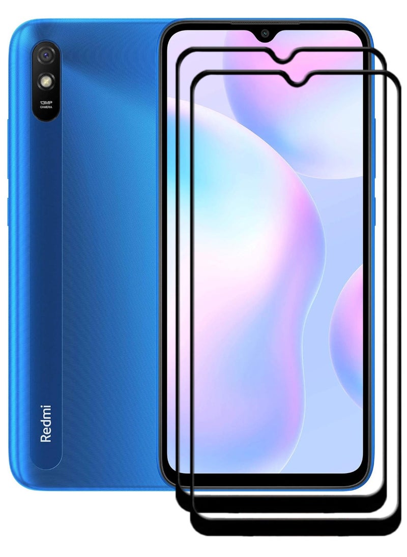 ACLIX 2 Pieces Antistatic ESD Dustproof Premium Quality High Definition Tempered Glass Screen Protector Designed For Xiaomi Redmi 9A - Image 1