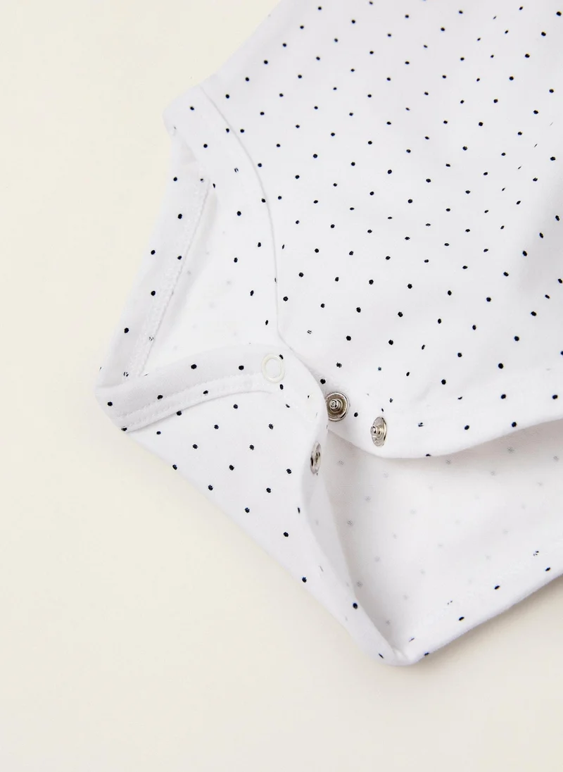 Zippy Zippy Polka-dot Cotton Bodysuit for Newborn Baby Girls