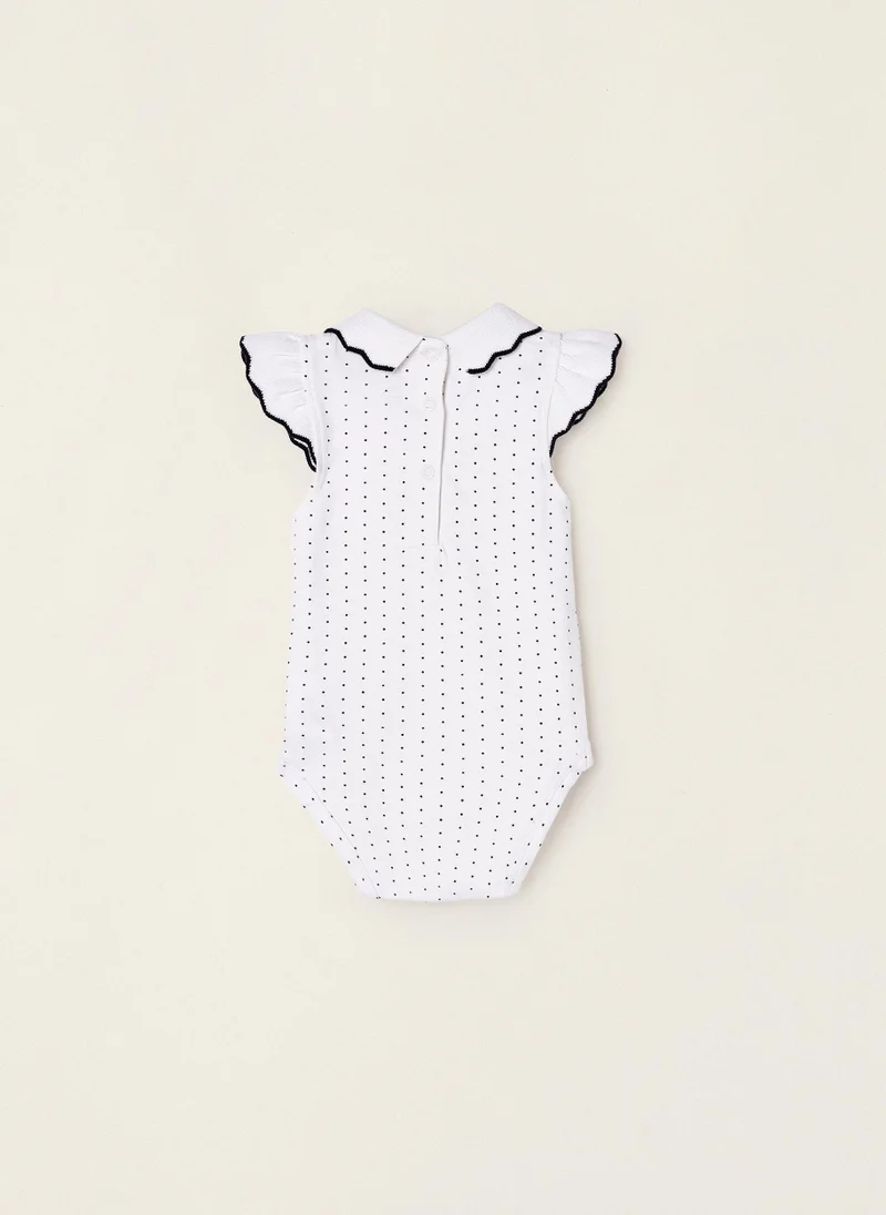 Zippy Zippy Polka-dot Cotton Bodysuit for Newborn Baby Girls