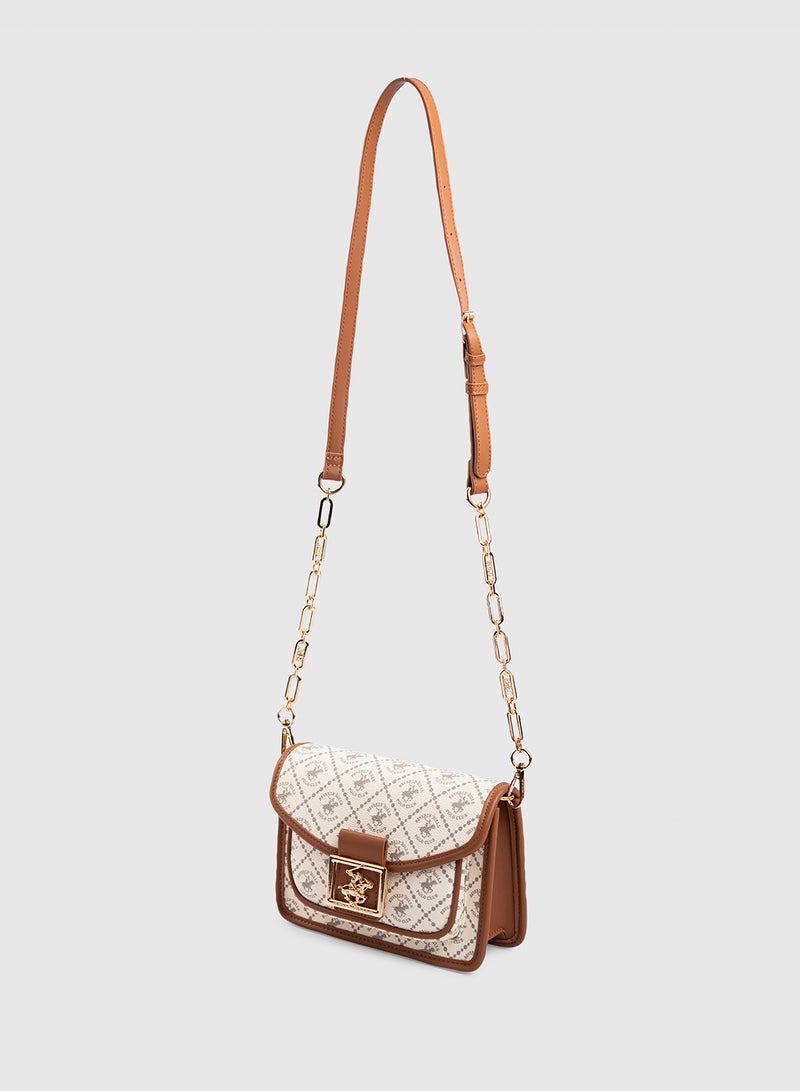 بيفرلي هيلز بولو كلوب حقيبة كروس بودي بطبعة شعار - Image 4