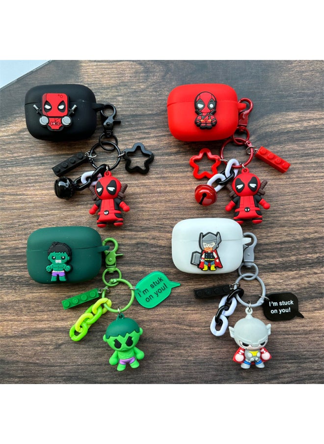 Generic - Suitable For Vivo TWS 4 Wireless Bluetooth Headset Protective Cover IQOO TWS 2 Cartoon Silicone Soft Case-Colour:27 Pendants-Model:iQOO TWS 2 - Image 1