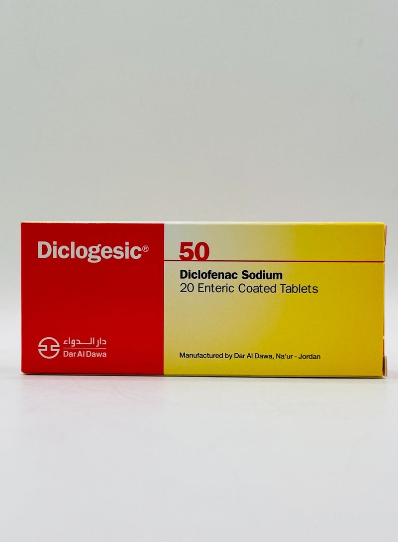 Diclogesic 50Mg Tablets 20'S