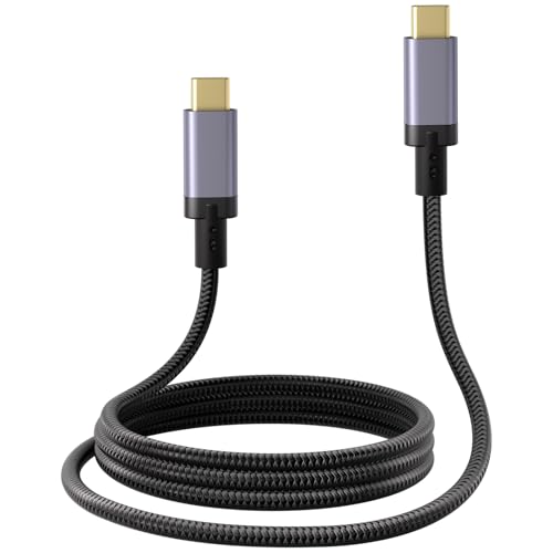 Henrety USB C Cable, USB4 Cable 240W Fast Charging, 40Gbps Data Transfer, 8K Video, Thunderbolt 4/3 Compatible, USB-C for iPhone 16, iPad, MacBook, Galaxy, Tablets & Laptops (1.64Ft) - Image 1
