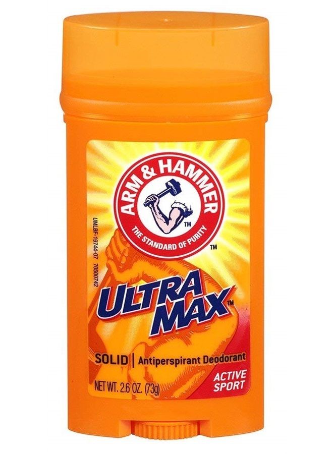 ARM & HAMMER ULTRAMAX Anti-Perspirant Deodorant Active Sport 2.60 oz ( Pack of 1)
