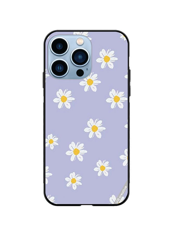 VR CREATIVE Protective Case Cover For Apple iPhone 14 Pro Max Daisy Flower Design Multicolour - Image 1