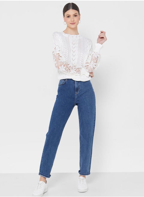 High Waist Mom Jeans