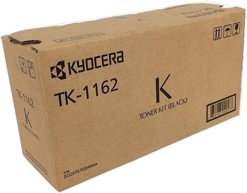 KYOCERA TK1162 Toner Cartridge f Ecosys P2040dw 7200 Page Yield BK
