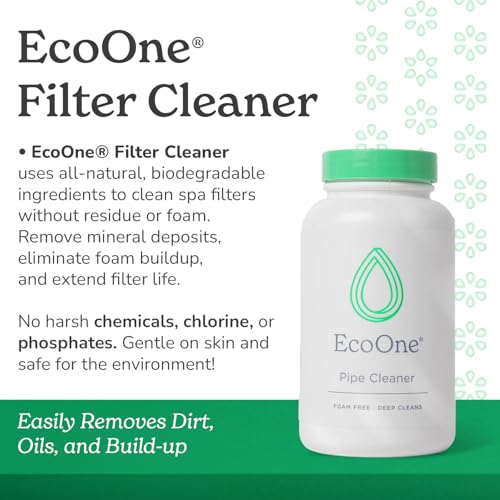 Eco One ecoone Filter Cleaner All-Natural Spa & Hot Tub Filter Cleaner | Foam-Free, Chlorine-Free, & Phosphate-Free Spa Filter Cleaner | Prolongs Filter Life and Leaves No Residue, 8 Oz - Image 2